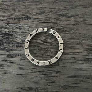 Bvlgari bulgari silver key ring